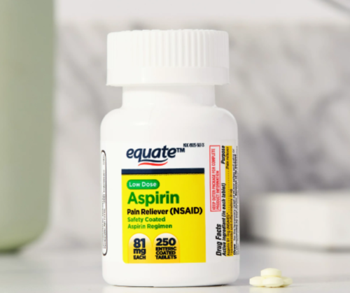 Equate Aspirina 81mg 250 tabletas