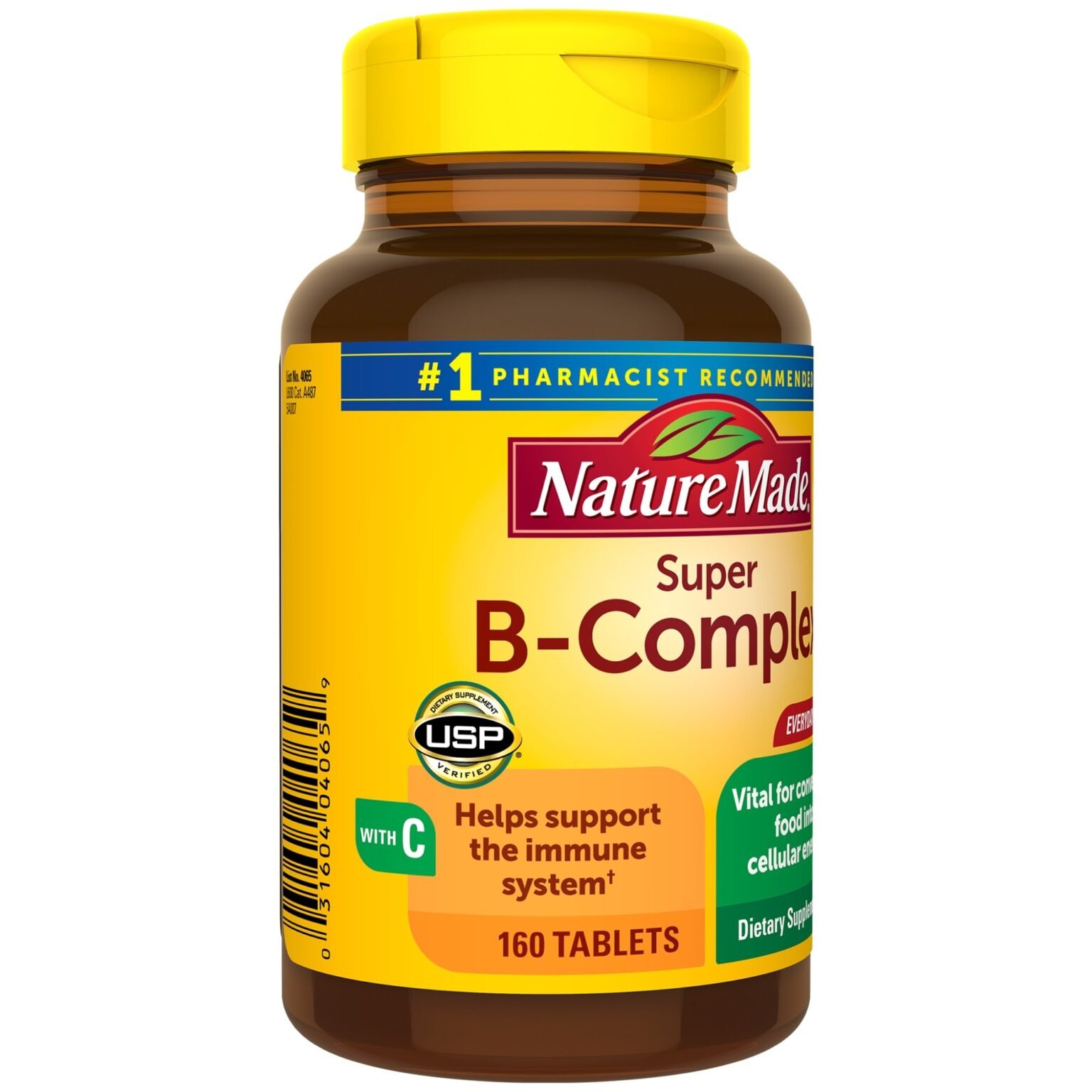 B-Complex, Nature Made 160 Tabletas - Mis Vitaminas Online