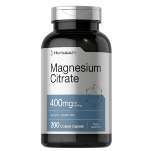 Horbaach Citrato de magnesio: ¡Trata a tu cuerpo con el apoyo que se merece con citrato de magnesio! Nuestra fórmula científicamente diseñada suministra 400 mg de citrato de magnesio por porción, una forma óptima de magnesio en cápsulas recubiertas. Es libre de gluten, sin OMG y apto para vegetarianos, por lo que es un suplemento de primera opción para cualquier rutina mineral. ¡Disfruta de un valor excepcional ahora con nuestro suministro de 200 cápsulas y vive la vida de Horbaach saludable!