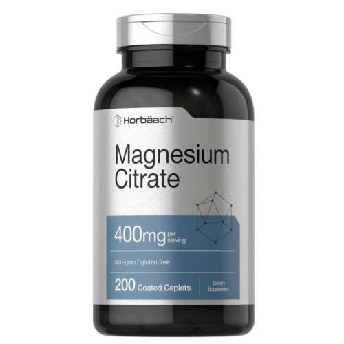 Horbaach Citrato de magnesio: ¡Trata a tu cuerpo con el apoyo que se merece con citrato de magnesio! Nuestra fórmula científicamente diseñada suministra 400 mg de citrato de magnesio por porción, una forma óptima de magnesio en cápsulas recubiertas. Es libre de gluten, sin OMG y apto para vegetarianos, por lo que es un suplemento de primera opción para cualquier rutina mineral. ¡Disfruta de un valor excepcional ahora con nuestro suministro de 200 cápsulas y vive la vida de Horbaach saludable!